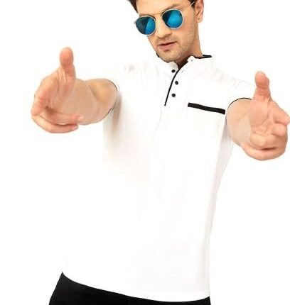 Men's Polo T-Shirts, White