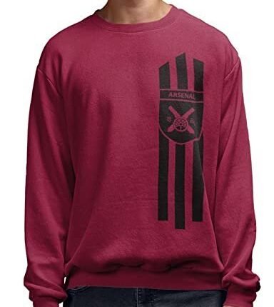 Men's Football Club 3 Stripes Sweatshirt, Maroon