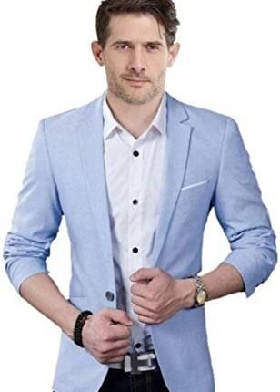 Blazer for Men, Midnight Sky Blue