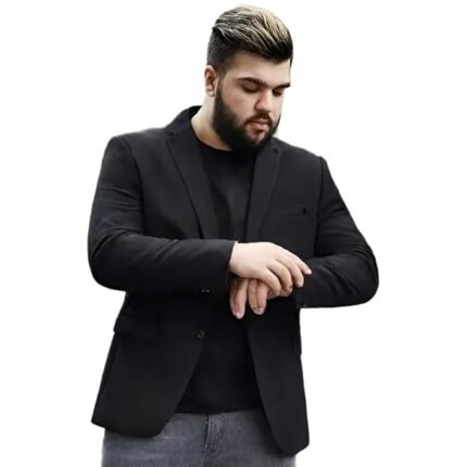 Men's Casual Blazer, Black