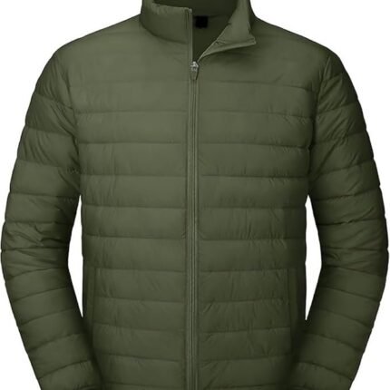 Men's Bomber Nylon Jacket, Olive