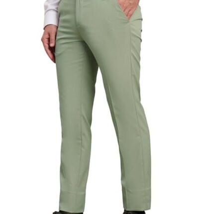 Men's Formal Trouser, Green Shade