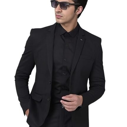 Men Versatile Blazer, Black