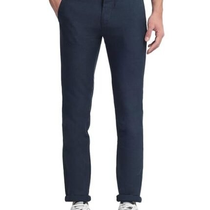 Men's Mid Rise Slim Pants, Blue