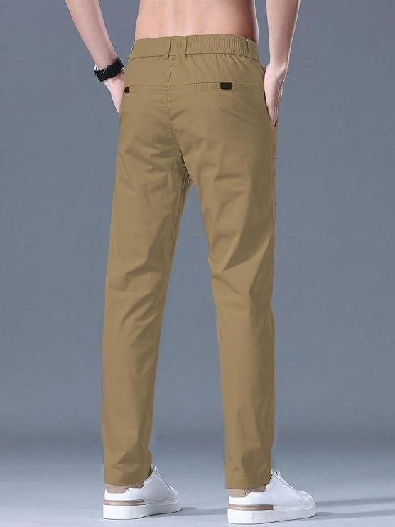 Men's Regular Casual Trouser - Brown - Image 5