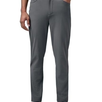Men's Solid Semi-Formal Trousers, Light Grey