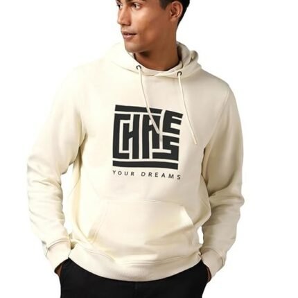 Printed Hoodies for Man, White
