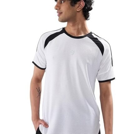 Men's Ployester T-Shirt, White