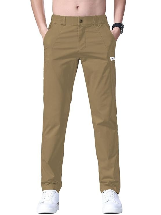 Men's Regular Casual Trouser - Brown