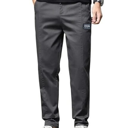 Men's Regular Fit Casual Trouser, Grey
