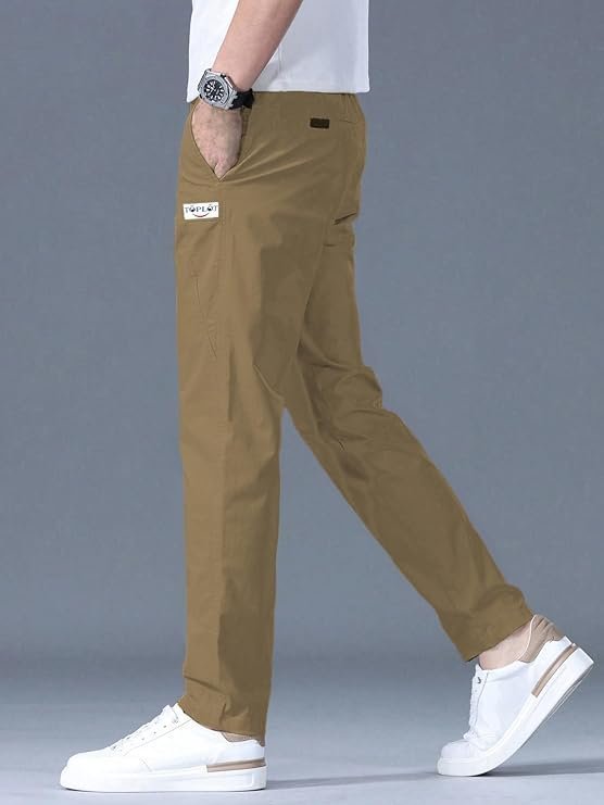Men's Regular Casual Trouser - Brown - Image 3