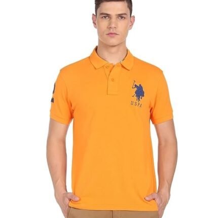 Men's Regular Fit T-Shirt, Orange