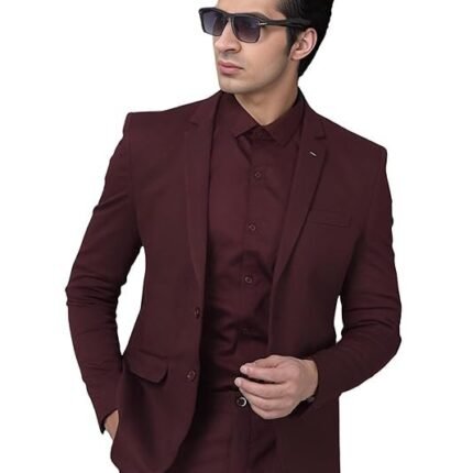 Men Versatile Blazer, Maroon