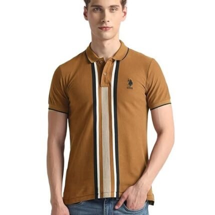 Men's Cotton Slim Fit Shirt, Brown