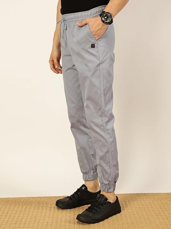Men's | Solid 6 Pocket Chino Pants - Grey - Image 4