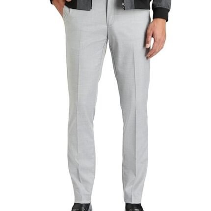 Men's Slim Fit Formal Pants, Grey