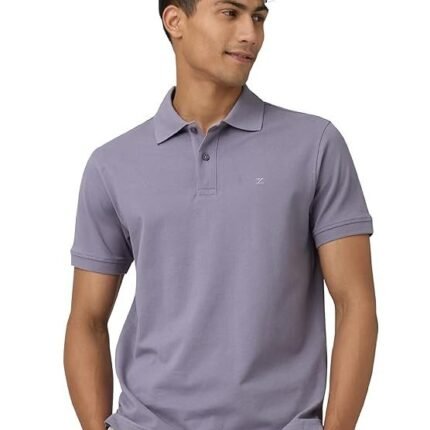 Men's Nova Combed Polo T-Shirt, Purple