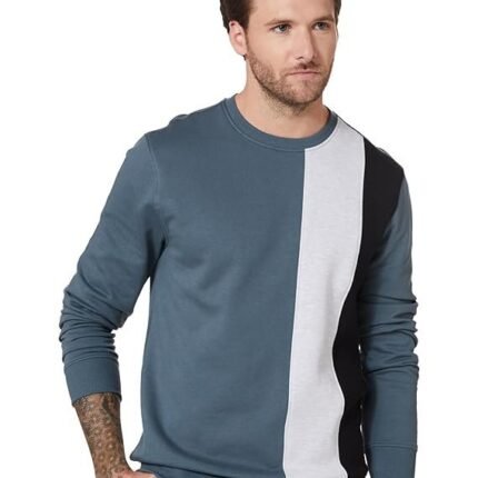 Men Crew Neck Sweatshirt, Grey