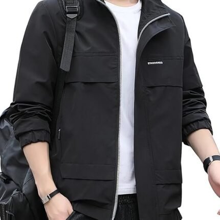 Lightweight Outwear Jacket, Black