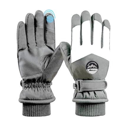 Winter Gloves for Men Winter Unisex Touch Screen - Grey