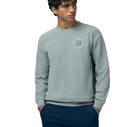 Men's Full Sleeve Graphic Print Sweatshirt, Quick Dry