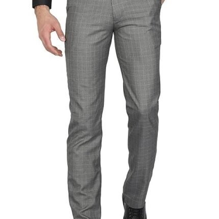 Men's Formal Trousers, Light Grey