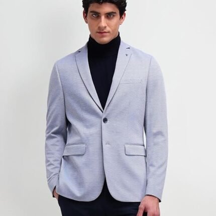 Men Business Casual Blazer, Navy